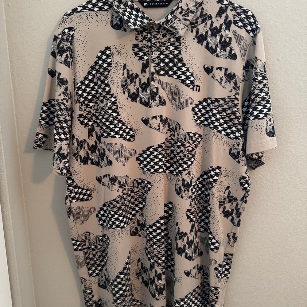 Travis Mathew Men's Paper Tiger Polo Shirt